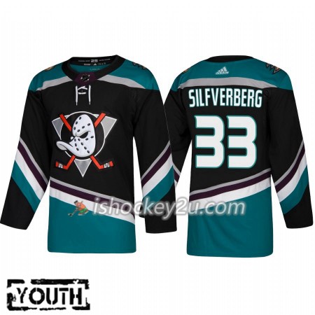 Børn NHL Anaheim Ducks Trøje Jakob Silfverberg 33 Adidas 2018-19 Alternate Authentic